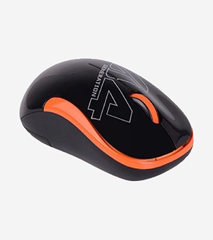 A4TECH G3-300N Black-Orange V-Track Wireless Mouse