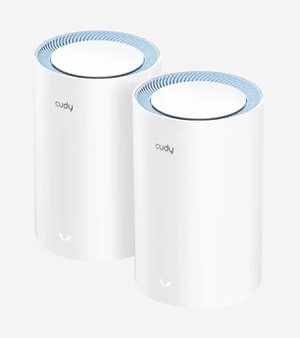Cudy M1200 AC1200 Whole Home Mesh WiFi Router (2 Pack)