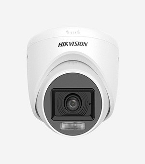 Hikvision DS-2CE76D0T-LPFS 2MP Dual Light Audio Fixed Turret Camera
